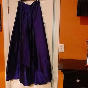 Royal blue skirt